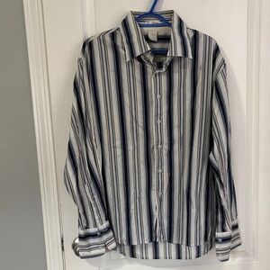 Classic Striped Button-Down Shirt